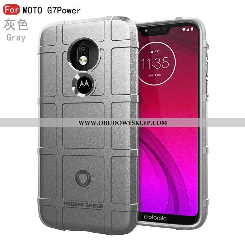 Etui Moto G7 Power Miękki Telefon Komórkowy Etui, Futerał Moto G7 Power Silikonowe Kreatywne Czarna