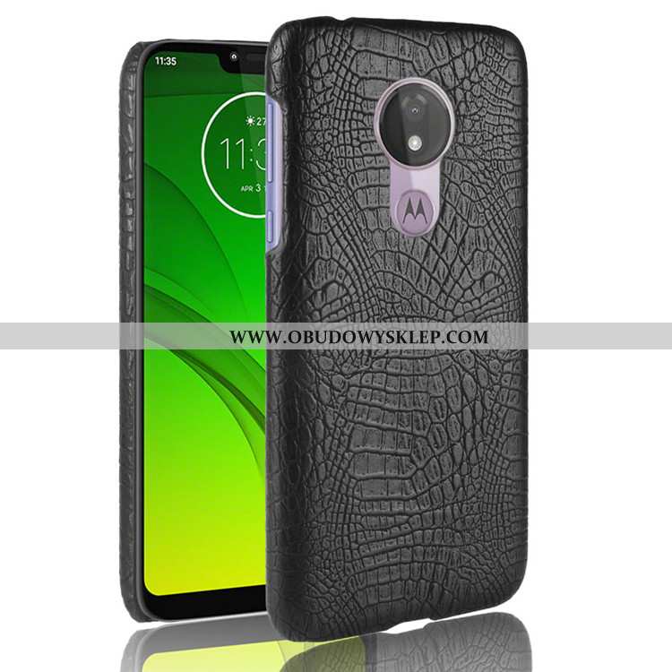 Etui Moto G7 Power Wzór Czarny Telefon Komórkowy, Futerał Moto G7 Power Kreatywne Czarna