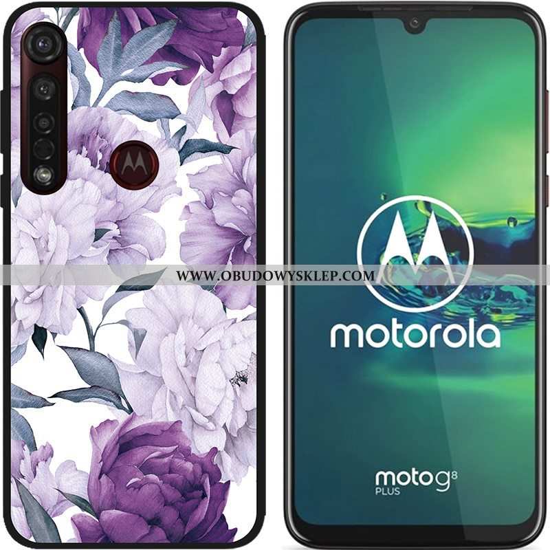 Etui Moto G8 Plus Nubuku Kolor Etui, Futerał Moto G8 Plus Kreatywne Gorąca Sprzedaż Niebieska