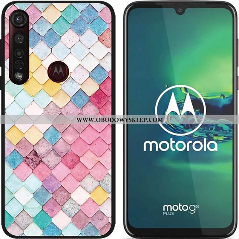 Etui Moto G8 Plus Nubuku Kolor Etui, Futerał Moto G8 Plus Kreatywne Gorąca Sprzedaż Niebieska