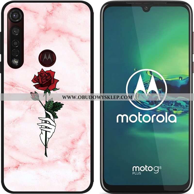 Etui Moto G8 Plus Nubuku Kolor Etui, Futerał Moto G8 Plus Kreatywne Gorąca Sprzedaż Niebieska