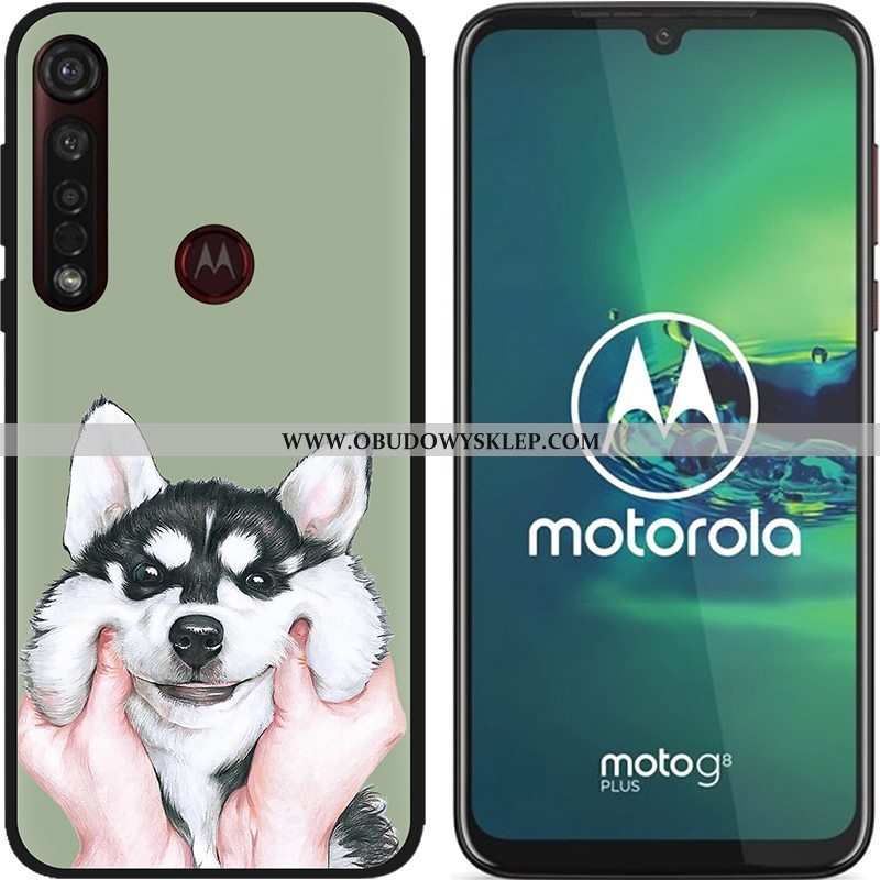 Etui Moto G8 Plus Nubuku Kolor Etui, Futerał Moto G8 Plus Kreatywne Gorąca Sprzedaż Niebieska