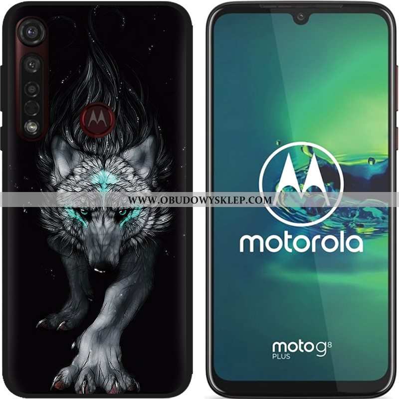 Etui Moto G8 Plus Nubuku Kolor Etui, Futerał Moto G8 Plus Kreatywne Gorąca Sprzedaż Niebieska