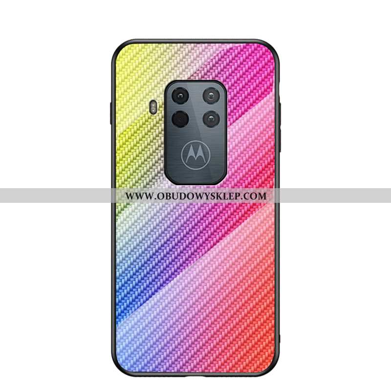 Etui Motorola One Zoom Szkło Nowy Futerał, Futerał Motorola One Zoom Trendy All Inclusive Fioletowy