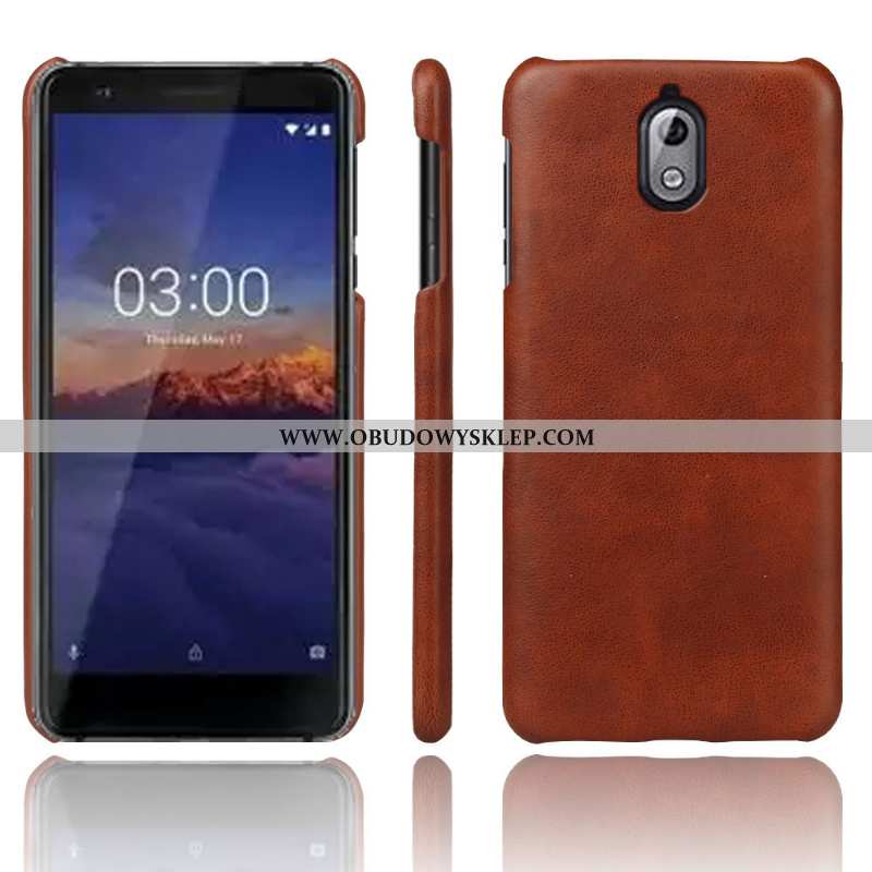 Etui Nokia 3.1 Skóra Anti-fall Etui, Futerał Nokia 3.1 Trendy Ochraniacz Czerwona