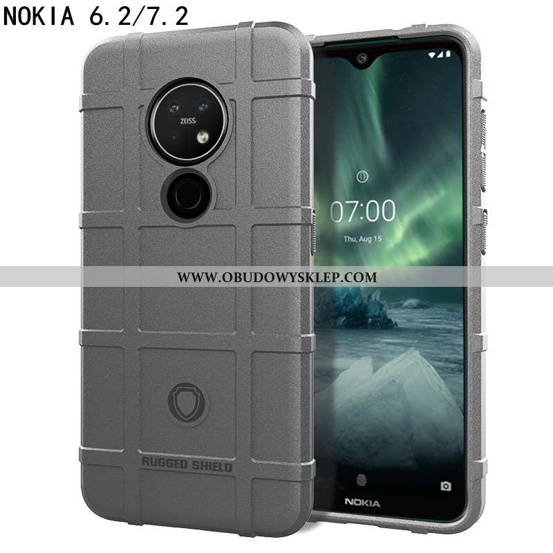 Etui Nokia 7.2 Trendy Antypoślizgowe Trzy Mechanizmy Obronne, Futerał Nokia 7.2 Miękki Telefon Komór