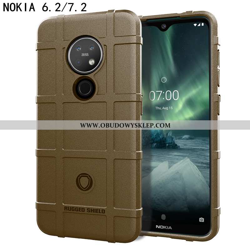 Etui Nokia 7.2 Trendy Antypoślizgowe Trzy Mechanizmy Obronne, Futerał Nokia 7.2 Miękki Telefon Komór