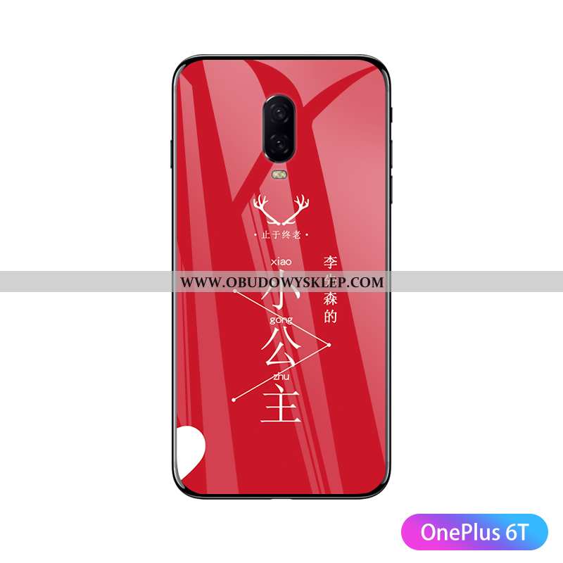 Etui Oneplus 6t Cienkie Telefon Komórkowy Super, Futerał Oneplus 6t Szkło Czarny Czarna