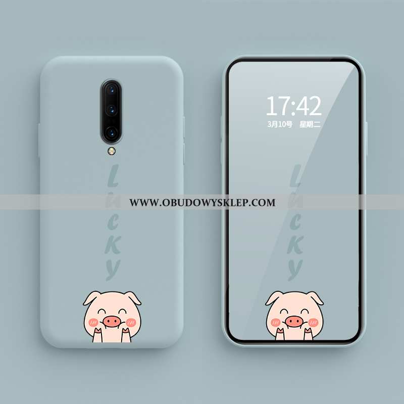 Etui Oneplus 7 Pro Miękki Niebieski Kreatywne, Futerał Oneplus 7 Pro Silikonowe Świeży Niebieska