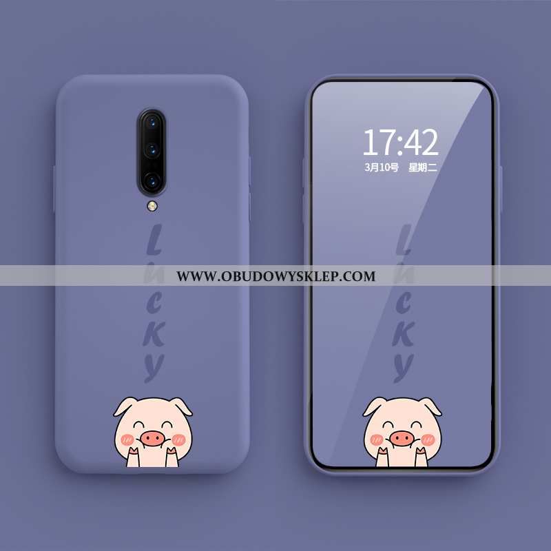 Etui Oneplus 7 Pro Miękki Niebieski Kreatywne, Futerał Oneplus 7 Pro Silikonowe Świeży Niebieska