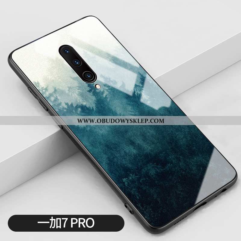 Etui Oneplus 7 Pro Szkło Anti-fall Niebieski, Futerał Oneplus 7 Pro Silikonowe Jasny Niebieska