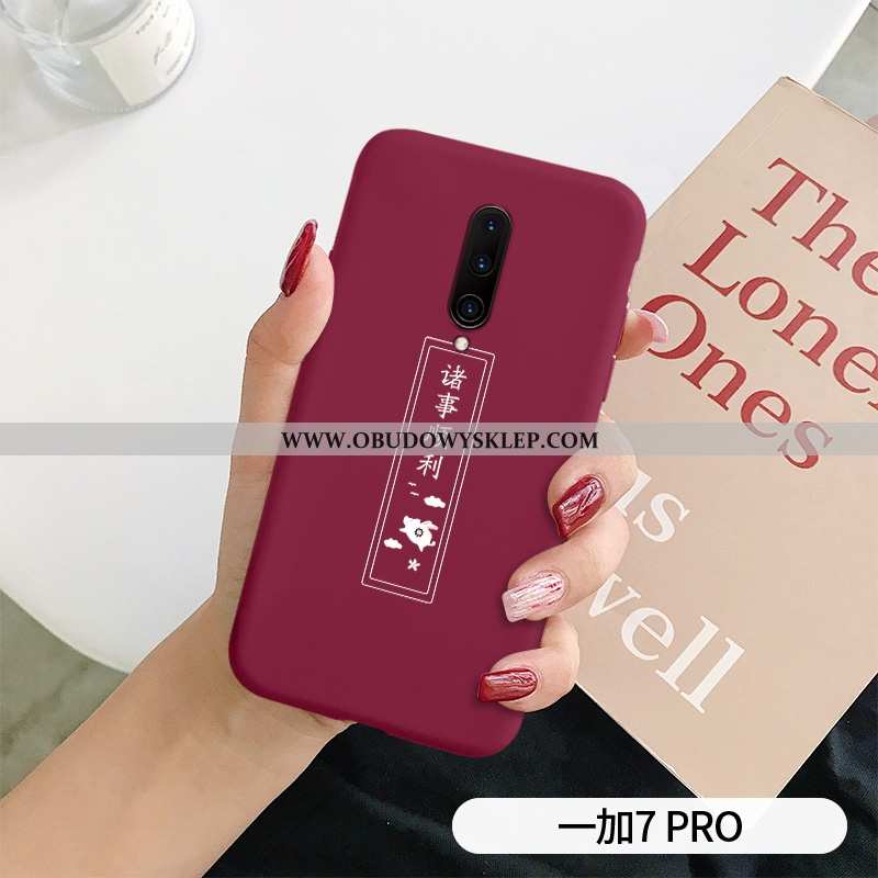 Etui Oneplus 7 Pro Trendy Zakochani Anti-fall, Futerał Oneplus 7 Pro Super Osobowość Zielone