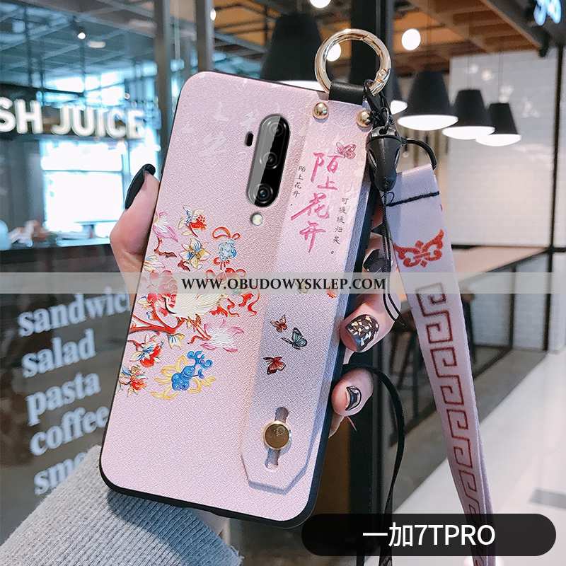 Etui Oneplus 7t Pro Cienkie Wiszące Ozdoby Futerał, Futerał Oneplus 7t Pro Miękki Super Fioletowy