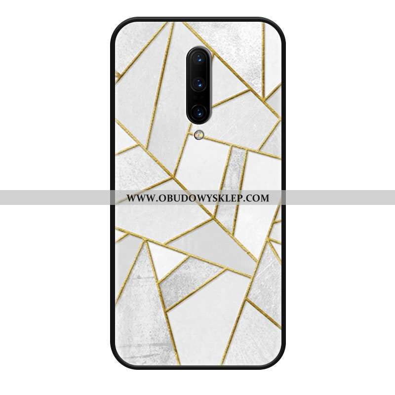 Etui Oneplus 8 Moda Anti-fall Etui, Futerał Oneplus 8 Wiszące Ozdoby Geometria Biała