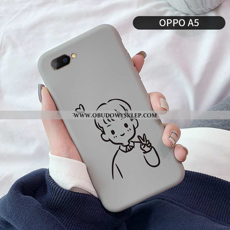 Etui Oppo A3 Kreskówka Miękki Czerwony Netto, Futerał Oppo A3 Trendy Silikonowe Szara