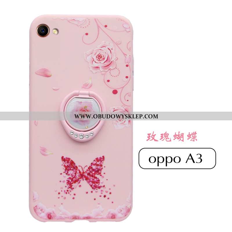 Etui Oppo A3 Super Anti-fall Trendy, Futerał Oppo A3 Cienkie Miękki Rozowa