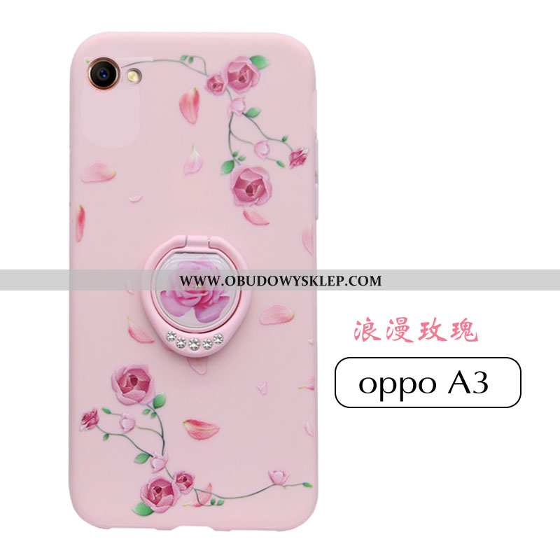 Etui Oppo A3 Super Anti-fall Trendy, Futerał Oppo A3 Cienkie Miękki Rozowa