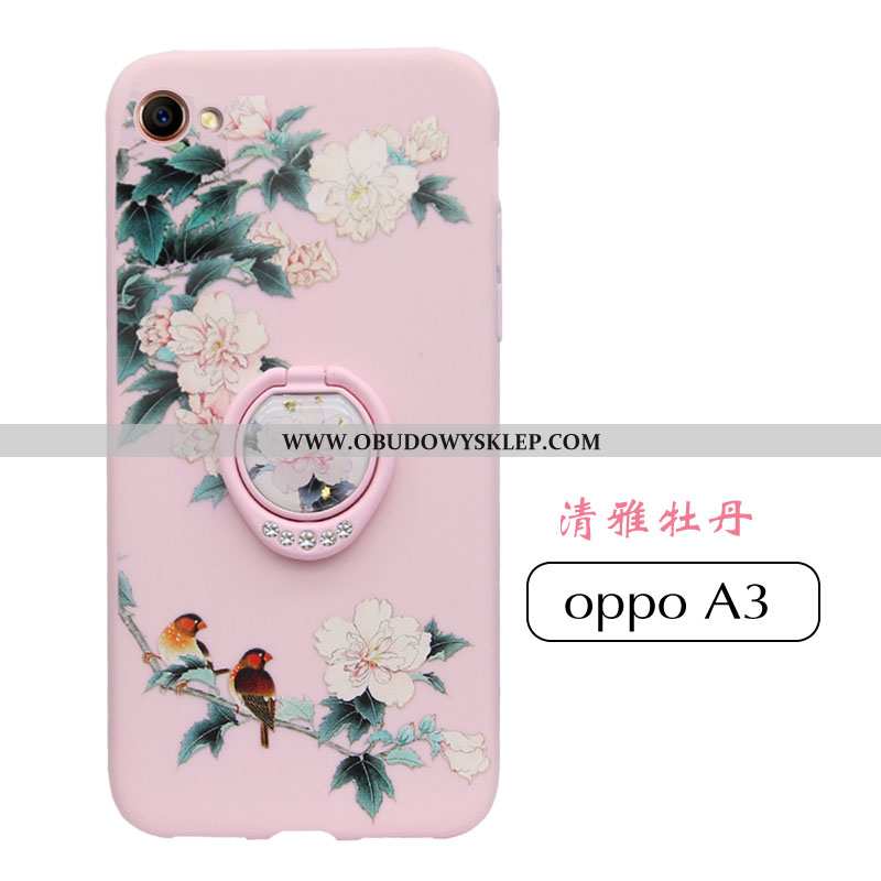 Etui Oppo A3 Super Anti-fall Trendy, Futerał Oppo A3 Cienkie Miękki Rozowa