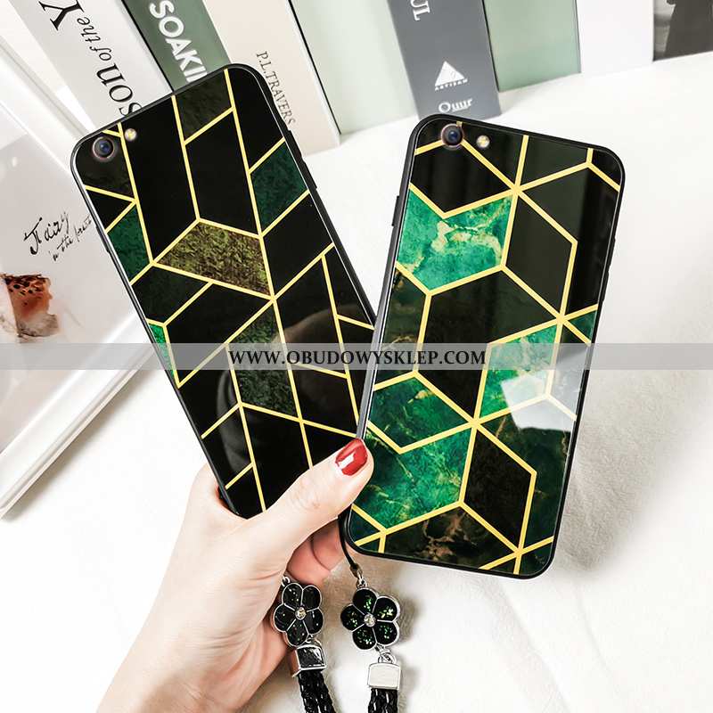 Etui Oppo A3 Trendy Czerwony Netto Anti-fall, Futerał Oppo A3 Miękki Mały Czarna