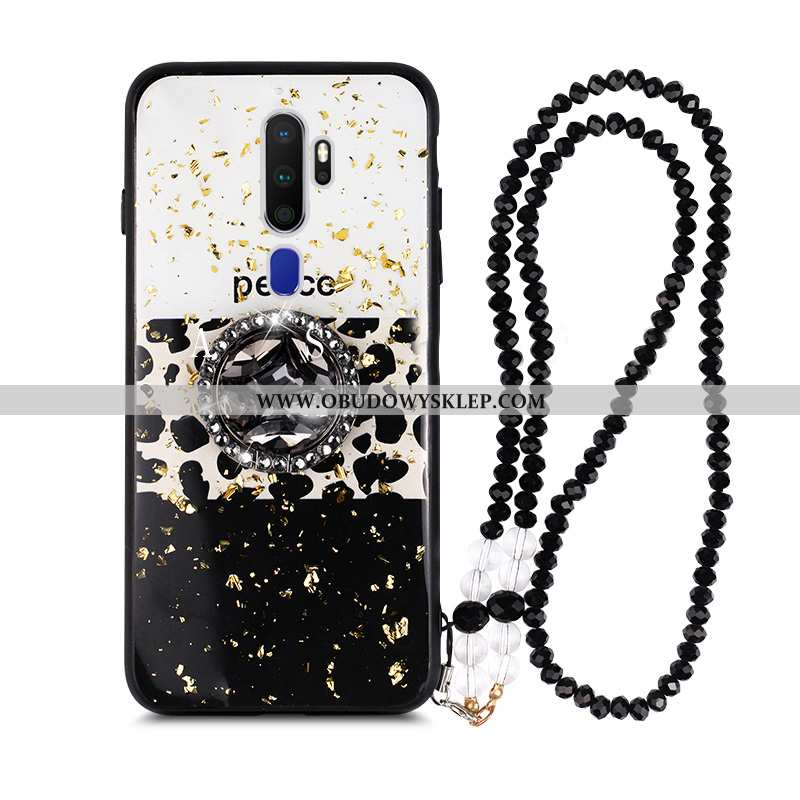 Etui Oppo A5 2020 Wzór Telefon Komórkowy Anti-fall, Futerał Oppo A5 2020 Ochraniacz Moda Czarna