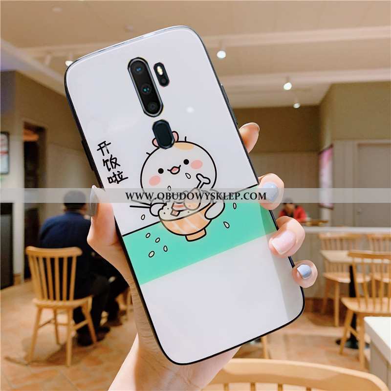 Etui Oppo A9 2020 Szkło Futerał Ochraniacz, Oppo A9 2020 Trendy Niebieska