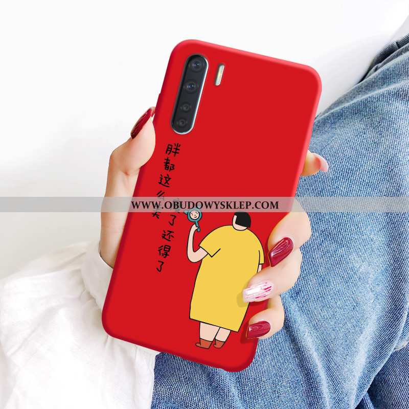 Etui Oppo A91 Cienkie Futerał Etui, Oppo A91 Miękki Wzór Żółta