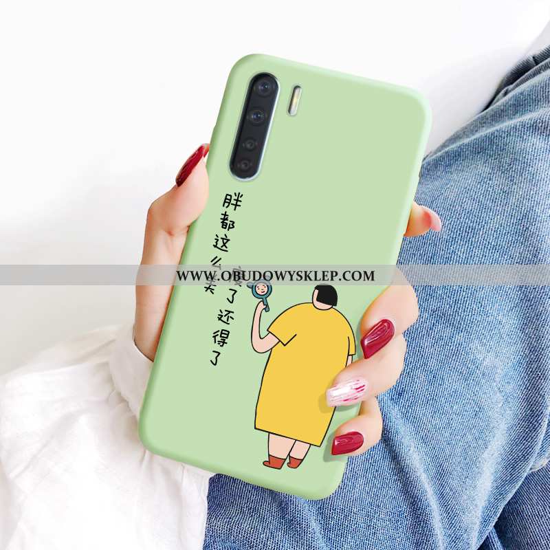 Etui Oppo A91 Cienkie Futerał Etui, Oppo A91 Miękki Wzór Żółta