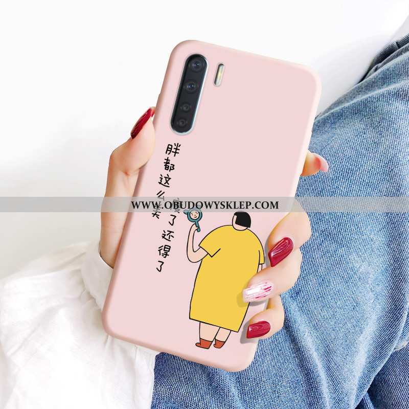 Etui Oppo A91 Cienkie Futerał Etui, Oppo A91 Miękki Wzór Żółta