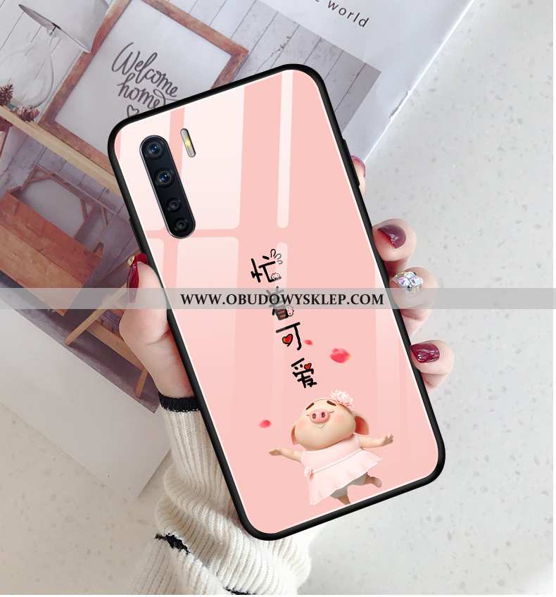 Etui Oppo A91 Super Silikonowe Anti-fall, Futerał Oppo A91 Cienkie Trendy Rozowa