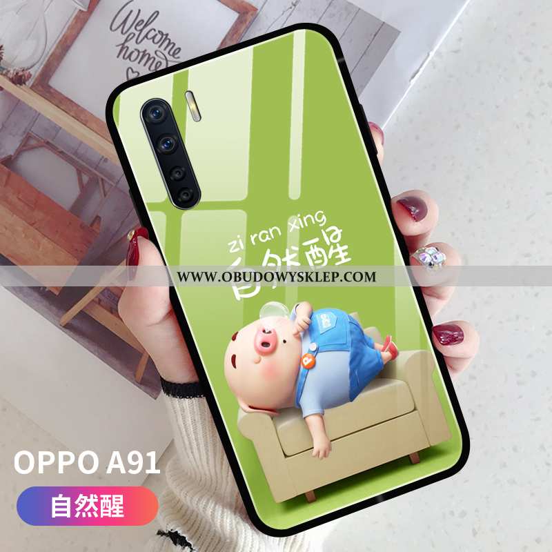 Etui Oppo A91 Super Silikonowe Anti-fall, Futerał Oppo A91 Cienkie Trendy Rozowa