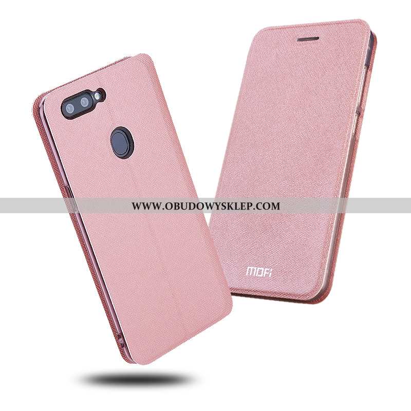 Etui Oppo Ax7 Ochraniacz Telefon Komórkowy Etui, Futerał Oppo Ax7 Skórzane Silikonowe Rozowa