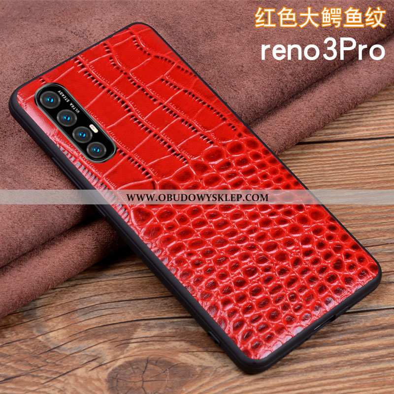 Etui Oppo Reno 3 Pro Ochraniacz Pokrowce All Inclusive, Futerał Oppo Reno 3 Pro Skórzane Biznes Nieb