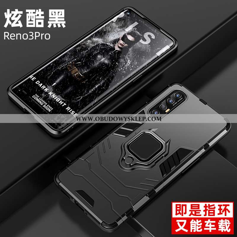 Etui Oppo Reno 3 Pro Super Trendy Nanometrów, Futerał Oppo Reno 3 Pro Cienkie Silikonowe Czarna