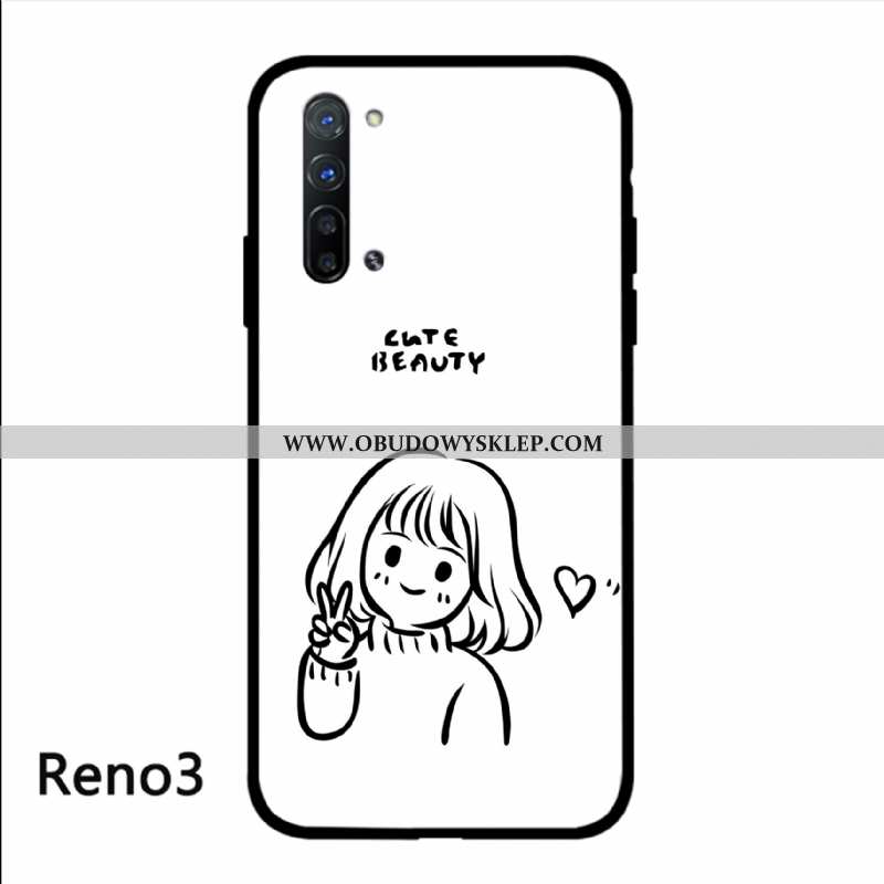 Etui Oppo Reno 3 Szkło Zakochani Czerwony Netto, Futerał Oppo Reno 3 Osobowość Biały Biała