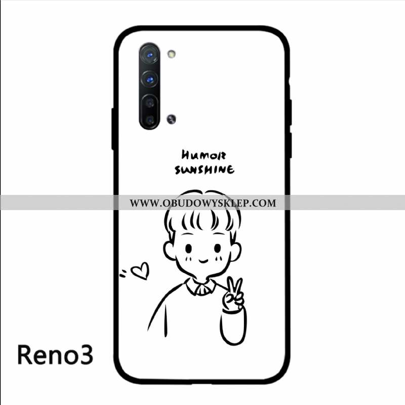 Etui Oppo Reno 3 Szkło Zakochani Czerwony Netto, Futerał Oppo Reno 3 Osobowość Biały Biała