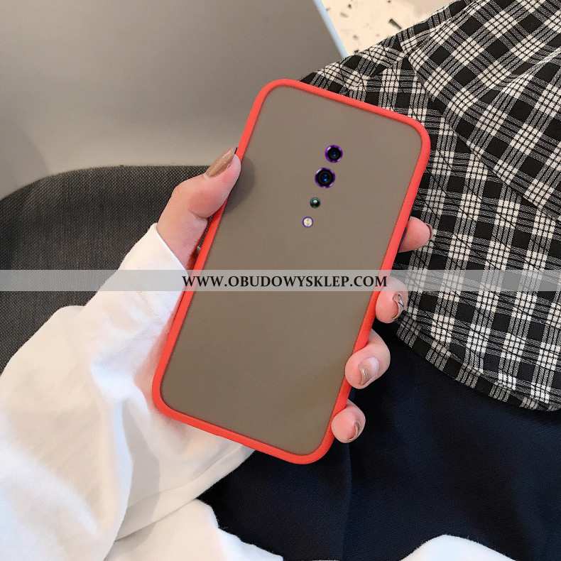 Etui Oppo Reno Z Nubuku Telefon Komórkowy Anti-fall, Futerał Oppo Reno Z Trendy Czerwona