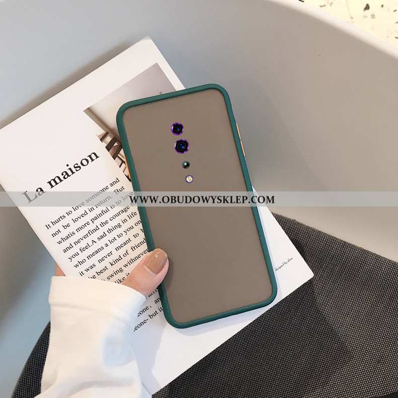 Etui Oppo Reno Z Nubuku Telefon Komórkowy Anti-fall, Futerał Oppo Reno Z Trendy Czerwona