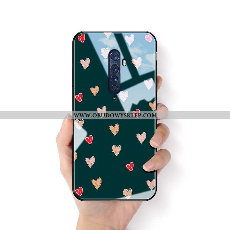 Etui Oppo Reno2 Ochraniacz Cienkie Osobowość, Futerał Oppo Reno2 Szkło Miękki Rozowa