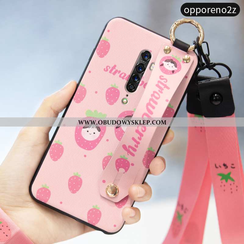 Etui Oppo Reno2 Z Ochraniacz Futerał, Futerał Oppo Reno2 Z Nubuku Świeży Zielone