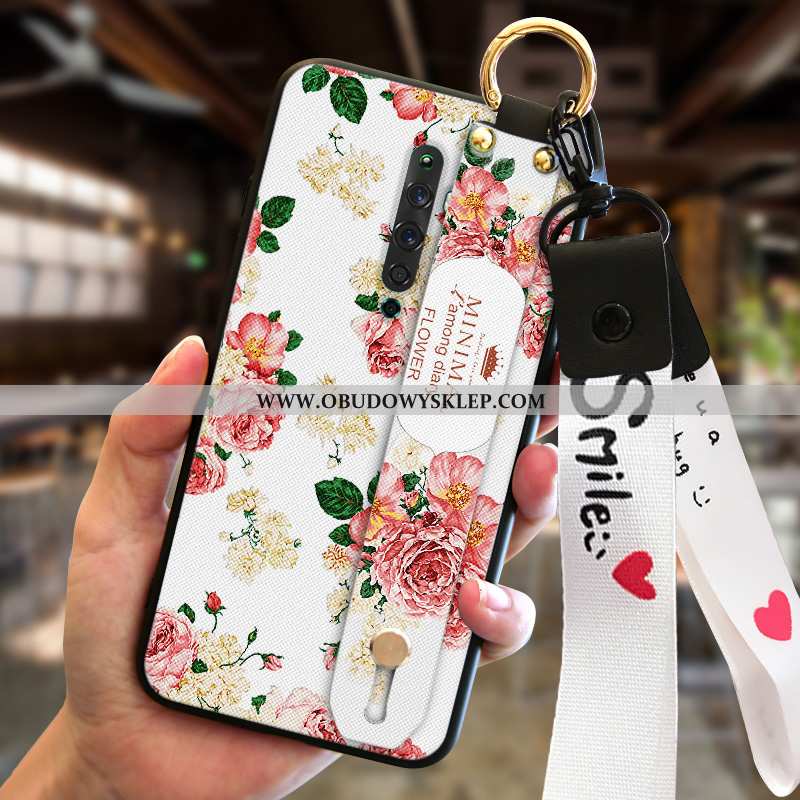 Etui Oppo Reno2 Z Wisząca Szyja Anti-fall Niebieski, Futerał Oppo Reno2 Z Miękki Niebieska