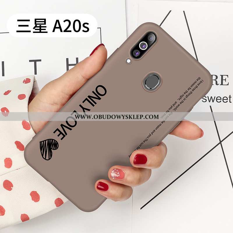 Etui Samsung Galaxy A20s Cienkie Silikonowe Jasny, Futerał Samsung Galaxy A20s Miękki Super Niebiesk