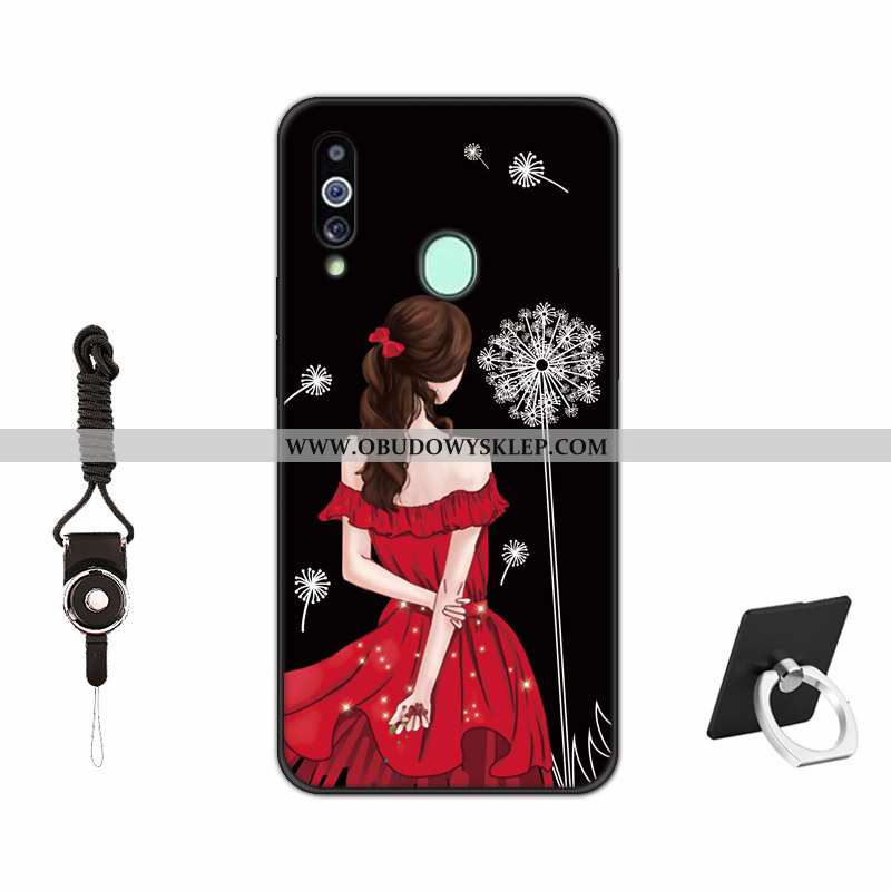 Etui Samsung Galaxy A20s Trendy Silikonowe Wzór, Futerał Samsung Galaxy A20s Miękki Czerwona