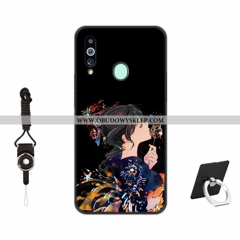 Etui Samsung Galaxy A20s Trendy Silikonowe Wzór, Futerał Samsung Galaxy A20s Miękki Czerwona