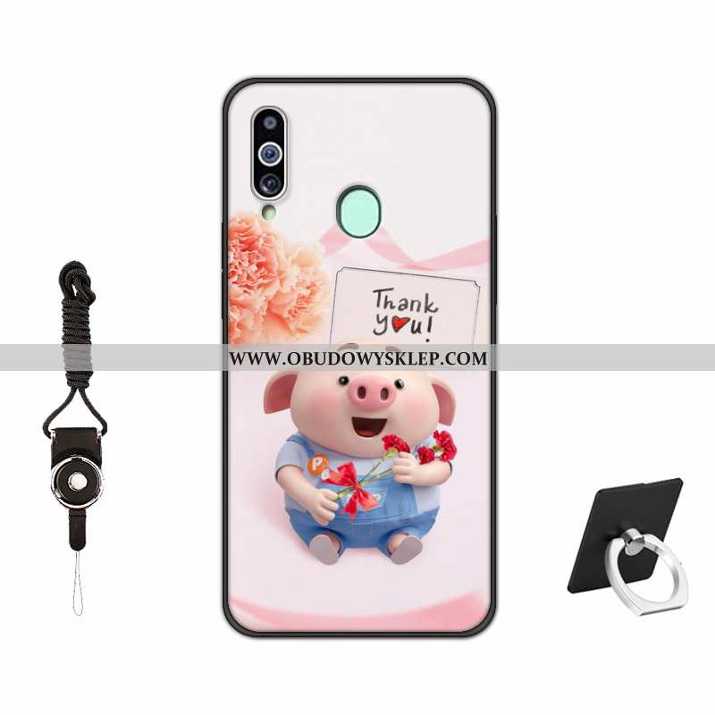 Etui Samsung Galaxy A20s Trendy Silikonowe Wzór, Futerał Samsung Galaxy A20s Miękki Czerwona