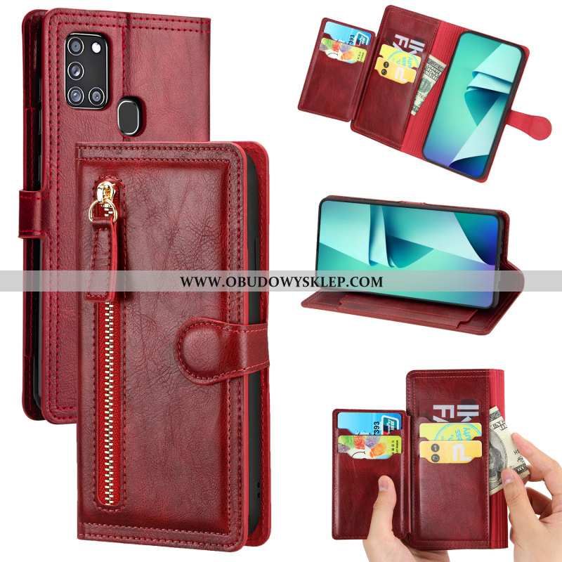 Etui Samsung Galaxy A21s Trendy Anti-fall All Inclusive, Futerał Samsung Galaxy A21s Skórzane Klapa 