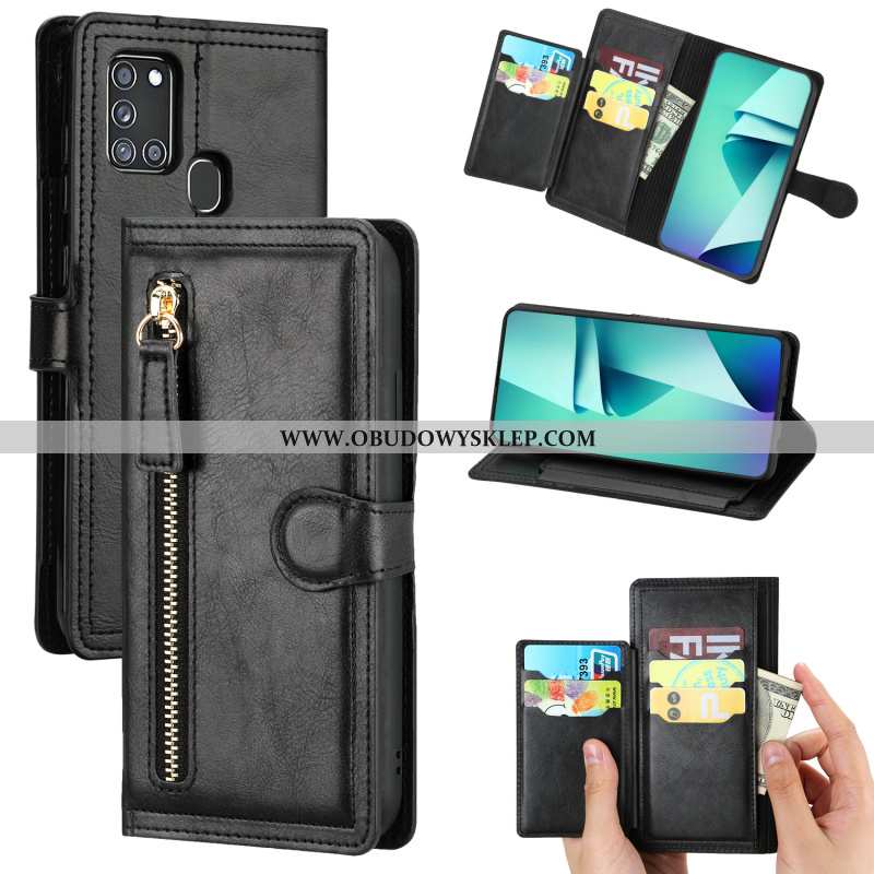 Etui Samsung Galaxy A21s Trendy Anti-fall All Inclusive, Futerał Samsung Galaxy A21s Skórzane Klapa 