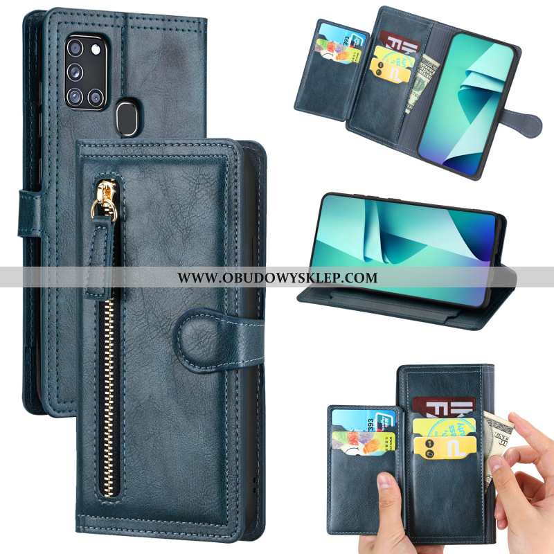 Etui Samsung Galaxy A21s Trendy Anti-fall All Inclusive, Futerał Samsung Galaxy A21s Skórzane Klapa 