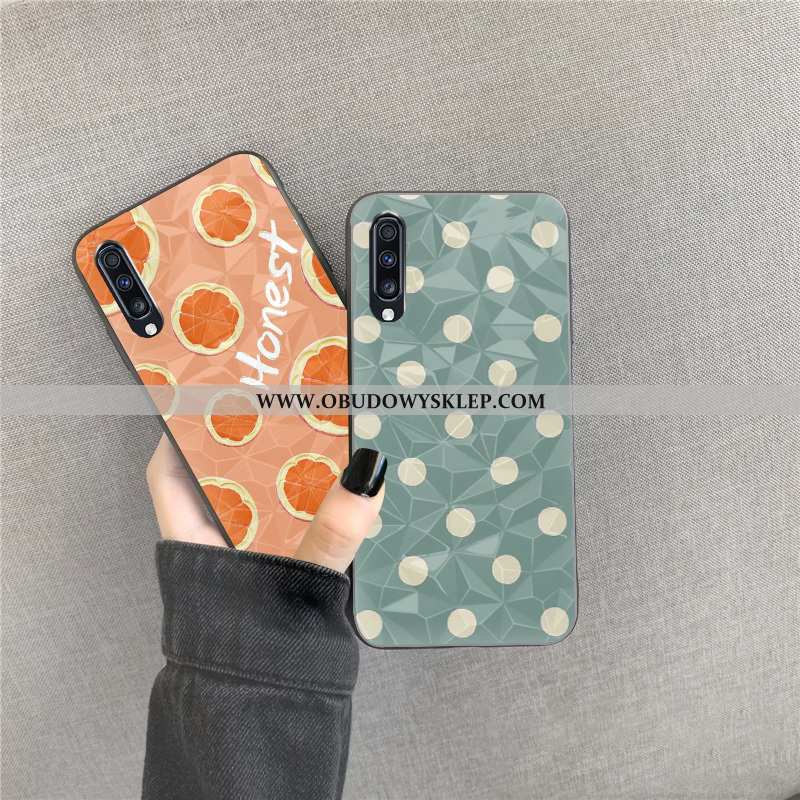 Etui Samsung Galaxy A30s Miękki Futerał Niebieski, Samsung Galaxy A30s Kształt Diamentu Serce Niebie