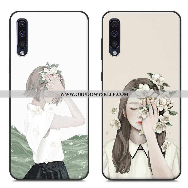 Etui Samsung Galaxy A30s Trendy Biały Ochraniacz, Futerał Samsung Galaxy A30s Miękki Kreatywne Biała