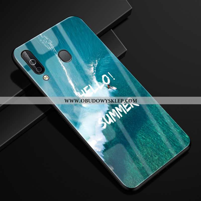 Etui Samsung Galaxy A40s Szkło Futerał Anti-fall, Samsung Galaxy A40s Osobowość Gwiaździsty Granatow